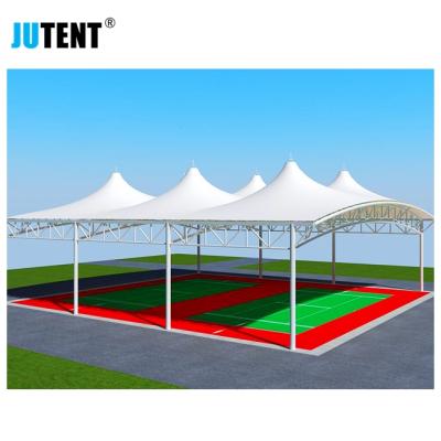 China Storage Workshop Basketball Stadium Fabric Tensile Strength Steel Structure Stadium for sale