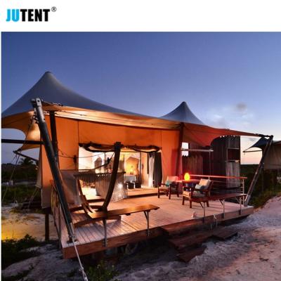 China Resort & Professional Hotel Tent OEM Design Supplier Safari Tent Hotel Camping Tent Luxury for Hotel Resort for sale