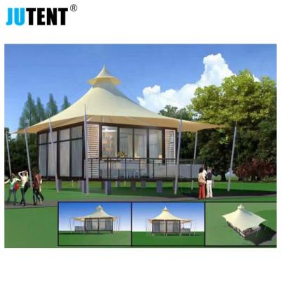 China Resort & Hotel Tent Built Luxurysteal Farmer's House Luxury Bungalow Design for sale