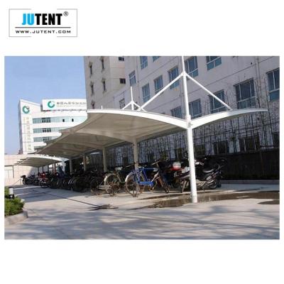 China New Product Waterproof Flame Retardant Jutent UV-Resistance Fabric Steel Tensile Membrane Structures For Modern Shed With Fabric Covered Buildings for sale