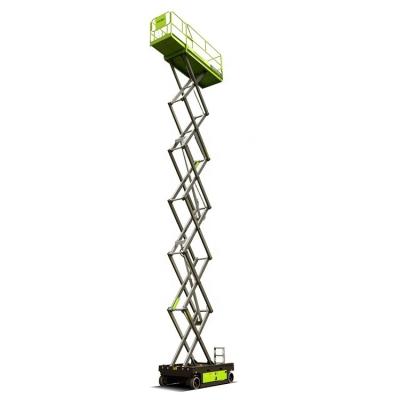 China Hotels Hydraulic Scissor Lift 15.7m ZS1214HD-LI Overhead Cheap Scissor Forklift Table Work Platform ZOOMLION Lift for sale