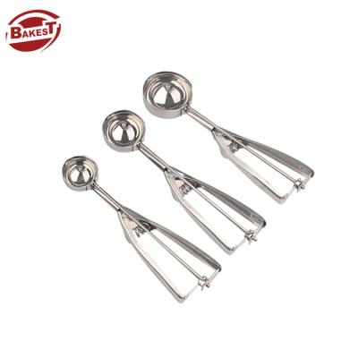 China Viable Ice Cream Scoop Stainless Steel Fruit Scoop Fruit Dipper Fruit Spoon for Food and Beverage Stores Business Gifts for sale