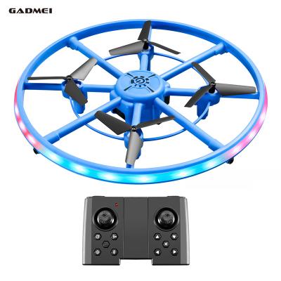 China 2022 New Mode Mini Drone UFO Headless 360 Rotating Hand Feeling Toy With Light For Kids Boy's Gifts RC Quadcopter Drone Toy for sale