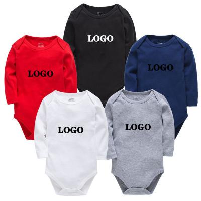 China Casual free custom rompers cotton hoodie boys costume set logobaby 3PCS padded cotton to custom design romper for newborns toddler rompe for sale