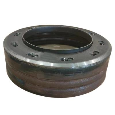 China Modern Mild Steel Q235 End Plate Flange With Bend Plate For Concrete Pipe Pile for sale