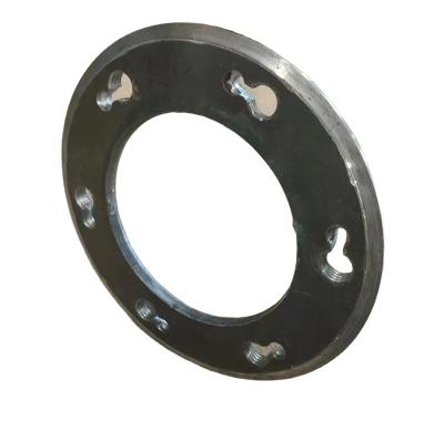 China Q235 Modern Concrete Turned Steel Joint Pile End Plates Flanges With Skirt Sheet for sale