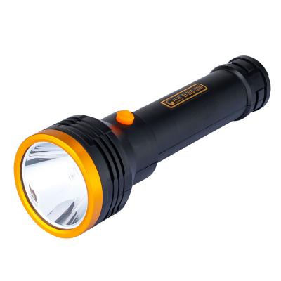 China 120 Lumen Emergency Flashlight Led Torch Light With Spare Rechargeable Battery Hunting Flashlight for sale