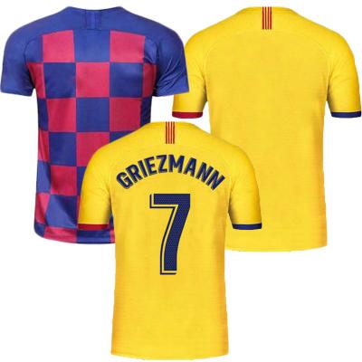 China Shirts & 2019 Top 19-20 Thai Man Soccer Jersey Top Quality GRIEZMANN Soccer Shirt Maglia DA Adult Calcio for sale