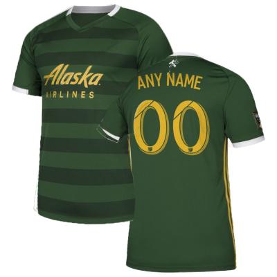 China Shirts & Top 19-20 Thai Quality Portland Timbers Home Green Man Jersey 2019 MLS Adult Custom Soccer Football Shirt for sale