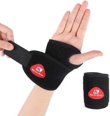 China 2021 Perfectly Fit Sport Compression Pain Relief Wrist Band Wrist Support Wrist Splint Breathable Breathable Brace for sale