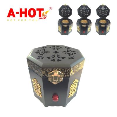 China Metal Adjustable Cool Holder Incense Air Censer Flame Censer Arab Mabkhara Bakhoor Holder for sale