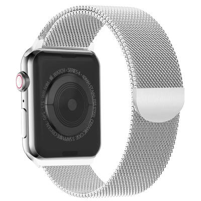 China Fashion\Luxury Popular Milanese Loop Dress Band 38/40/42/44mm For Apple Watch Band Metal Watch Strap Luxury Steel Watch Band For Iwatch Series 6 Se 5 4 3 2 1 for sale