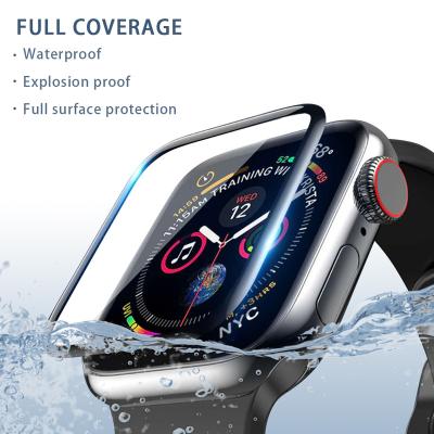 China Fashionable Hot Seller Full Coverage 3D Clear Screen Protector For Apple Watch 38mm/40mm/42mm/44mm for sale