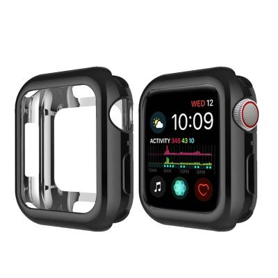 China Fashionable Durable High Quality TPU iWatch Protect Shell 38MM 42MM 40MM 44MM Watch Case For Apple for sale