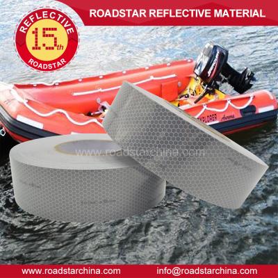 China Lifesaving Suits SOLAS Grade Fabric Backing Marine Safety Tape Reflective Marine Film for sale