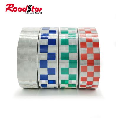 China Metalized Manufacturers Metalized Micro Prism Reflective Tape For Safety Vest for sale