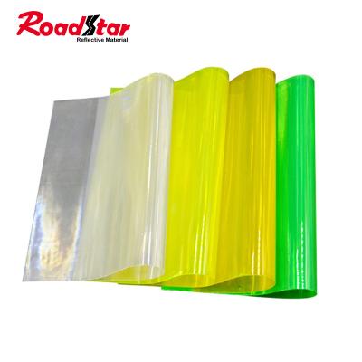 China HIGH VISIBILITY SUPER CLEAR TRANSPARENT REFLECTIVE PVC SHEET for sale