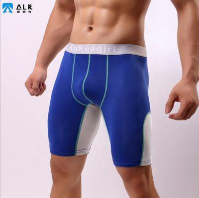 China Ailangke Antibacterial Mens Underwear Boxer Briefs Cotton Mens Boxer Briefs Underwear Mens Pack Open Fly Pouch L-5XL for sale