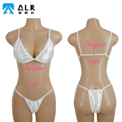 China Ailangke Breathable Women's Swimwear Custom Design Logo High Quality Bikini Bathing Suits for sale