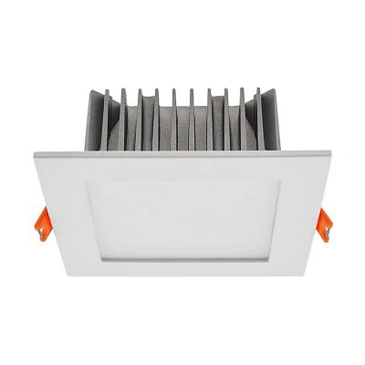 China Customized Modern Factory Recessed Rectangular Led Downlight 12w 110mm Cut Out for sale