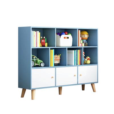 China Adjustable Simple Storage Children's Bedroom Toy Grid Storage Shelf (Height) for sale