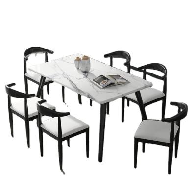 China High quality simple modern foldable table and chairs for dining room for sale