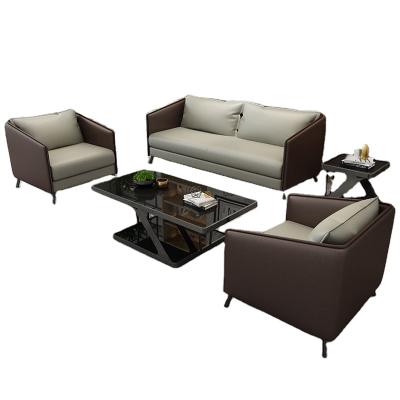 China Modern Indoor Fancy Living Room 4 2 (Other) Adjustable Sofa Set 3 Piece Gray Sectional Sofa Living Room Furniture, Metal Wood Set 5 - 15 Days for sale