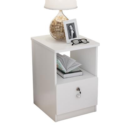 China High quality modern simple narrow mini bedroom solid wood bedside table (the other) adjustable for sale