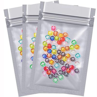 China Food Aluminum Foil Bag Moisture Proof Ziplock Resealable Zipper Up Holder With Windows, Factory Supply Cheap Price Aluminum Foil Bag for sale