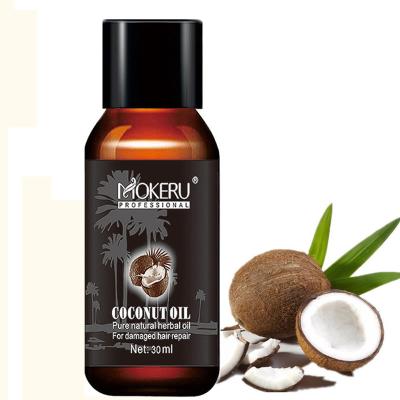 China Color-Protecting Private Label Coconut Botanical Oil Anti Hair Loss Repairing Organic Hair Care Growth Essential Oil for sale