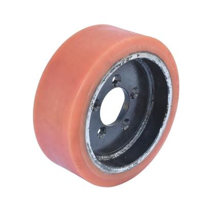 China Forklifts Foam Wheel China Factory PU Foam Rubber Solid Polyurethane Wheel for sale