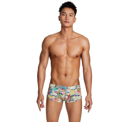 China Breathable Men's swimming shorts holiday beach trunks young men hot pants underwear for sale