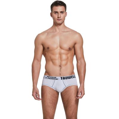 China Anti-Bacterial Men's Briefs Cotton Breathable Low Waist Pants Underwear Brief for sale