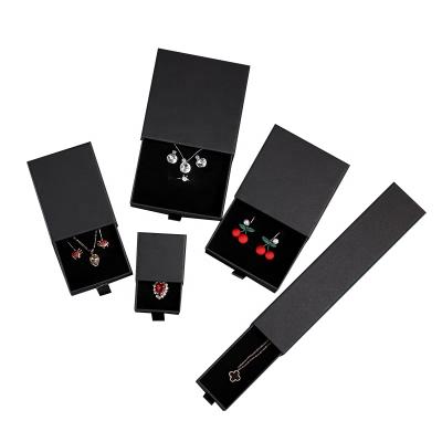 China Size Recyclable Custom Paper Packaging Velvet Cheap Gift Jewelry Box Luxury Leather Necklace Ring Boxes With Logo for sale