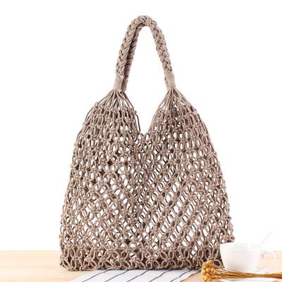 China 2021 Large Capacity Hollow Mesh Fashion Trending Shoulder Bags Female Students Quilted Shoulder Bag Custom for sale