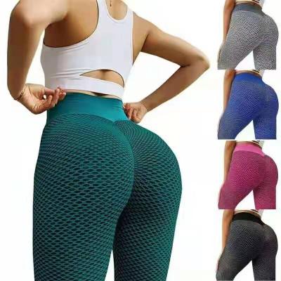 China Wholesale Yoga Pants Women's 2022 Tik Tok Ladies High Waisted Tight Sports Workout Butt Lift Fitness Breathable Gaiters for sale