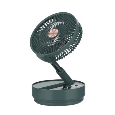 China Easy Storage 2021 Summer Outdoor Fan Charging Fan Fan With Light for sale