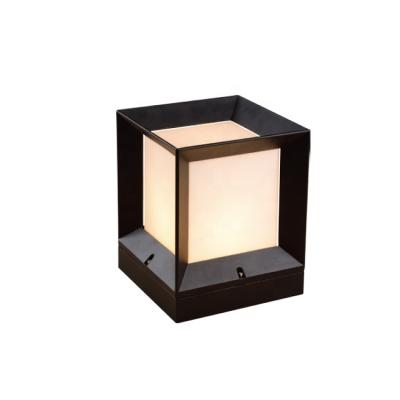 China IP54 LED Waterproof Modern Aluminum Outdoor Garden Garden Wall Light Cubic End Beacon for sale