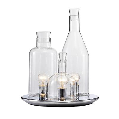 China Nordic modification E27 lampholder post-morden bottle bedroom fashion creativeE27 desk light table light for sale