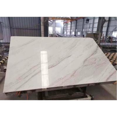 China 2021 Sizes Modern High Quality Natural Snow Statuario White Marble Slab For Dining Table for sale