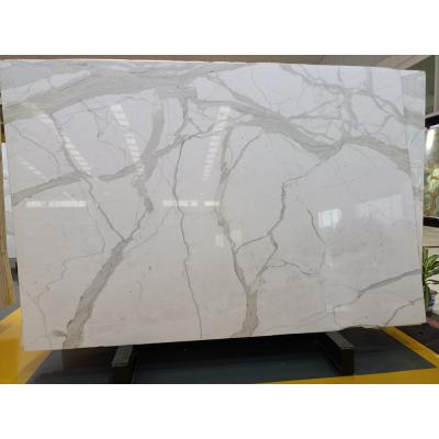 China Modern Italy Calacatta Gold Polished Marble Slabs For Building Floor And Wall for sale