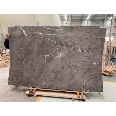 China 2021 Modern Gray Marble Carrara Gray Marble slab, natural stone marble slab per square meter price, slab marble tile for room decoration for sale