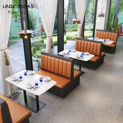 China Modern  Wooden Restaurant Booth Furniture Sofa Seating for sale