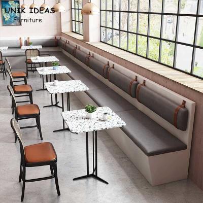 China Van de het Dessertwinkel van de koffiestijl het Restauranteettafel en Stoelen 100CM 110CM 120CM Te koop