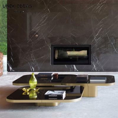 Chine Le tableau central 3 d'acier inoxydable par 3 pour L forment Sofa Sectional Mirrored 0.6CBM à vendre