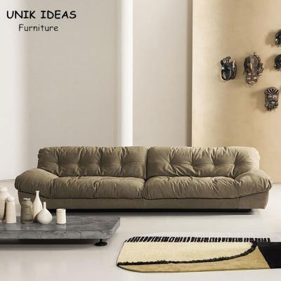 Cina Minimalista italiano Sofa Sectional Chaise Lounge Furniture 3 Seat 2.2m grigi modulari in vendita