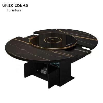 China 6 à mesa de jantar e às cadeiras telescópicas de 8 Seater para espaços pequenos Grey Induction Cooker 120cm à venda