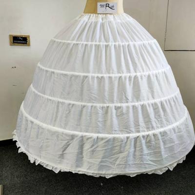 China Wedding Dress Wedding Skirt Wholesale 5 Rings Steel Petticoat For Wedding Dress Underskirt And Petticoat Lolita Women Bridal Accessories for sale