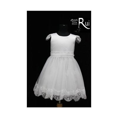 China Professional manufacturing cheap quality sleeveless lace up first holy communion christening gowns for baby girl for sale