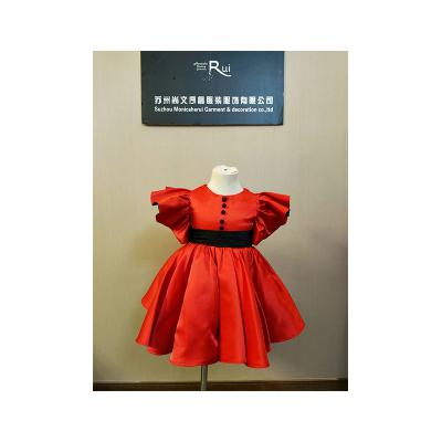 China New Wholesale High End Listing Princess Sleeveless Polyester Baby Girl Dress for sale